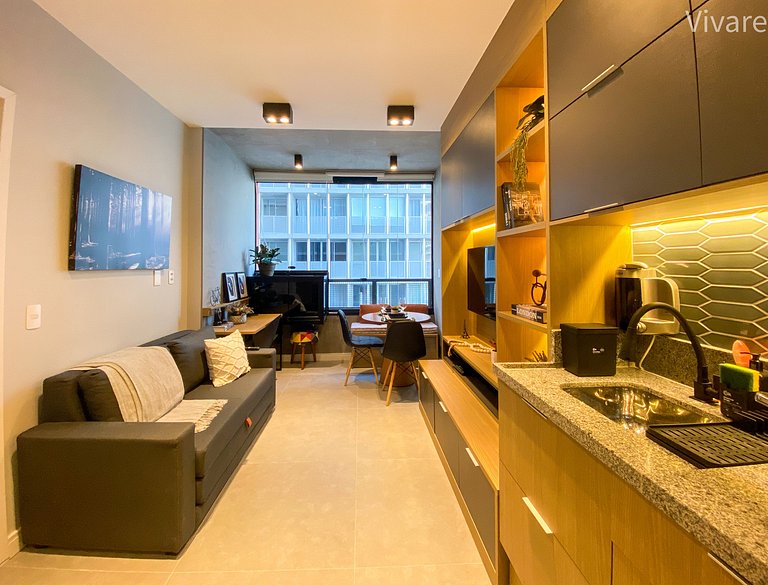 Paradise Private Room • Wi-Fi and Full Kitchen Near Paulista