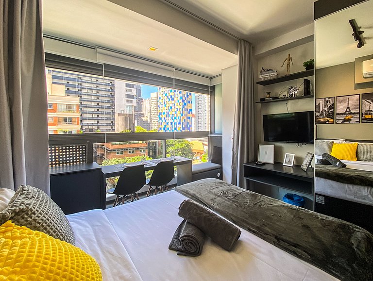 Elite Apartamento moderno c/ vista para a Oscar Freire
