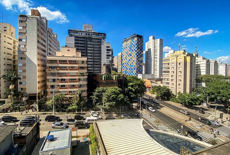 Elite Apartamento moderno c/ vista Av Oscar Freire