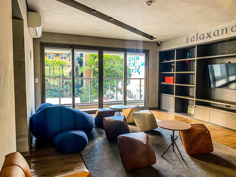 Elite Apartamento moderno c/ vista Av Oscar Freire