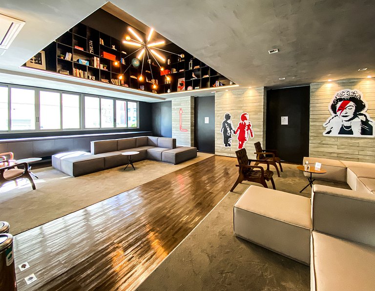 Elite Apartamento moderno c/ vista Av Oscar Freire