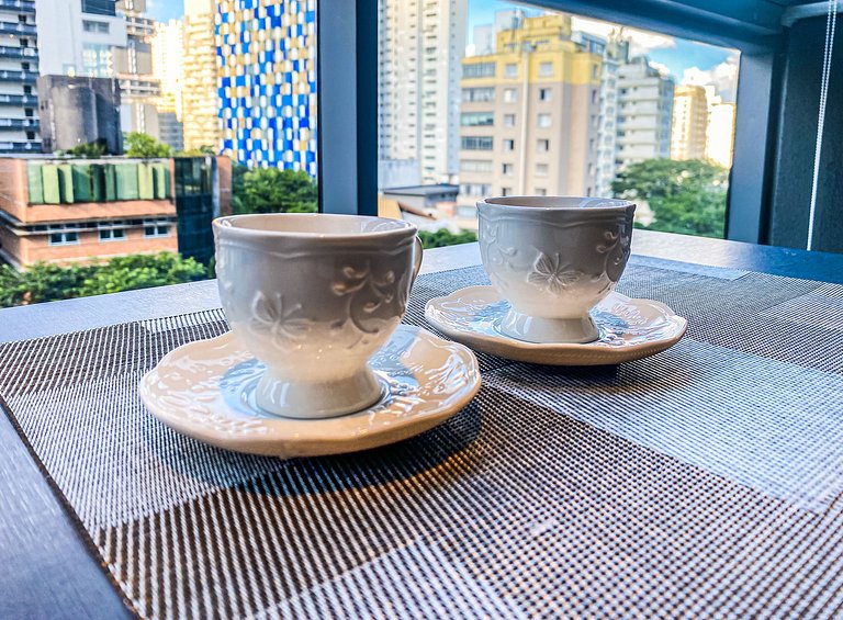 Elite Apartamento moderno c/ vista Av Oscar Freire