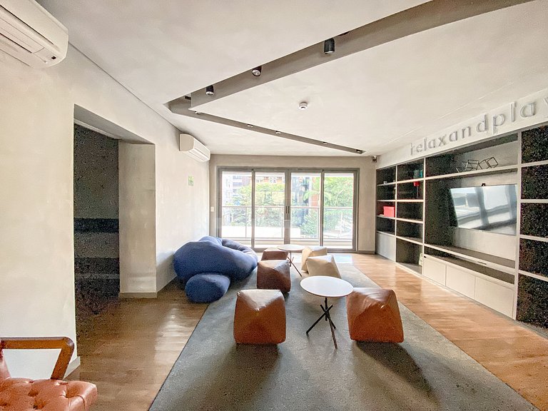 Elite Apartamento moderno c/ vista Av Oscar Freire