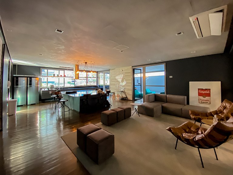 Elite Apartamento moderno c/ vista Av Oscar Freire