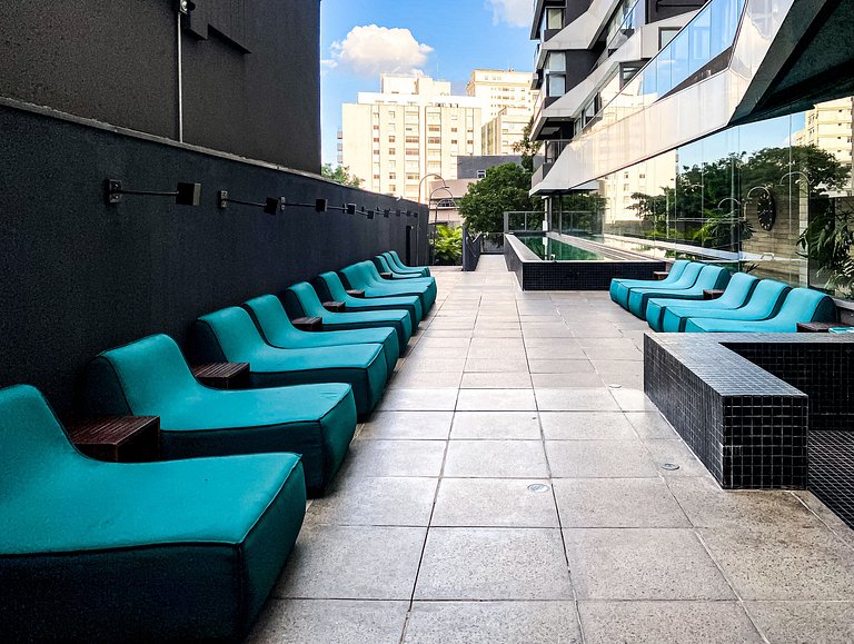 Elite Apartamento moderno c/ vista para a Oscar Freire