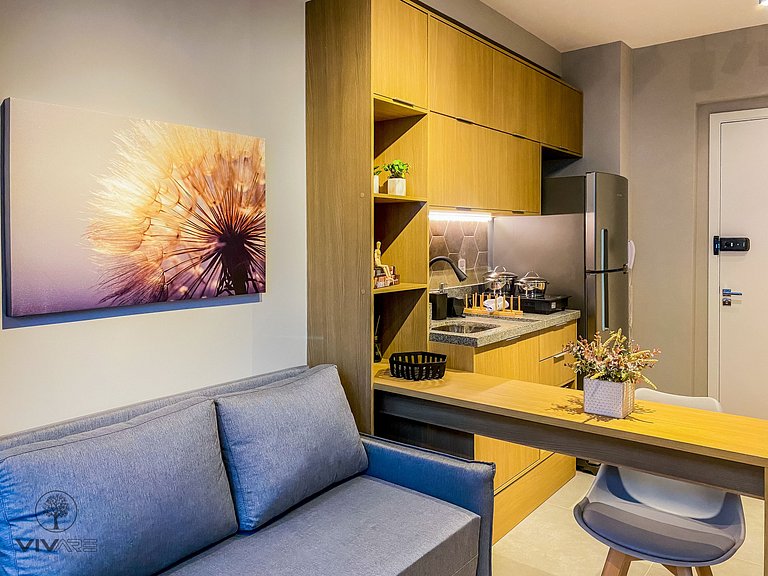 Inspiration Frei Caneca | Decorated Apartment with Private R
