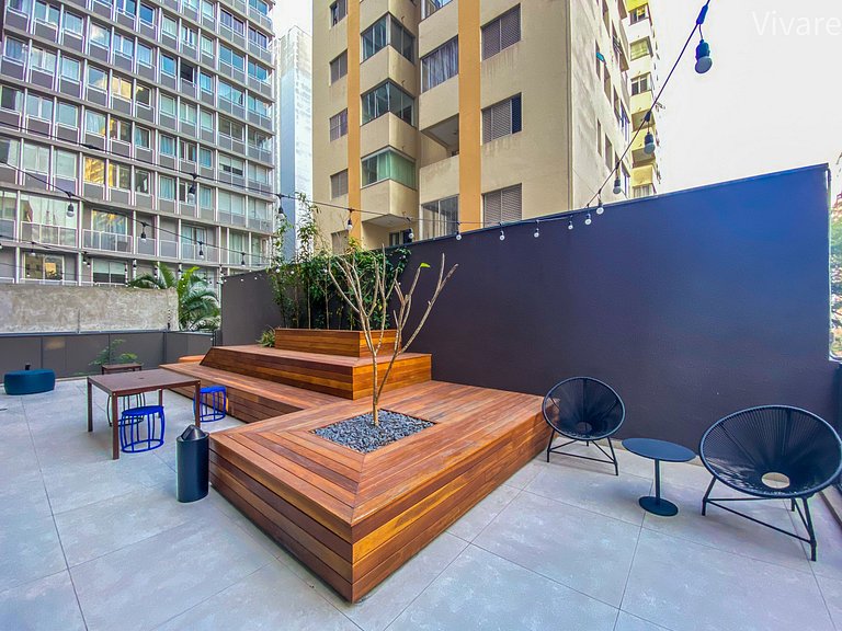 Inspiration Frei Caneca | Decorated Apartment with Private R