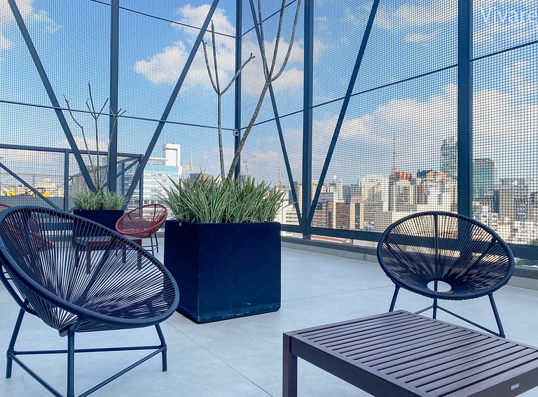Inspiration Frei Caneca | Decorated Apartment with Private R