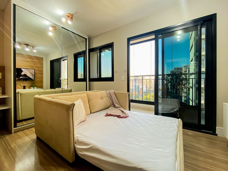VIP Modern Studio in Moema | Near Subway & Ibirapuera Mall