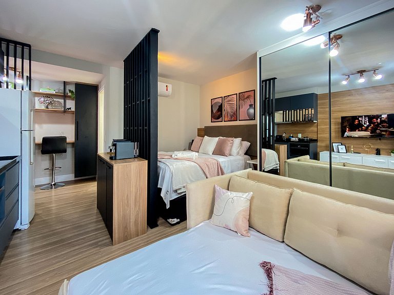 VIP Studio Moderno em Moema | Próximo ao Metrô e Shopping Ib