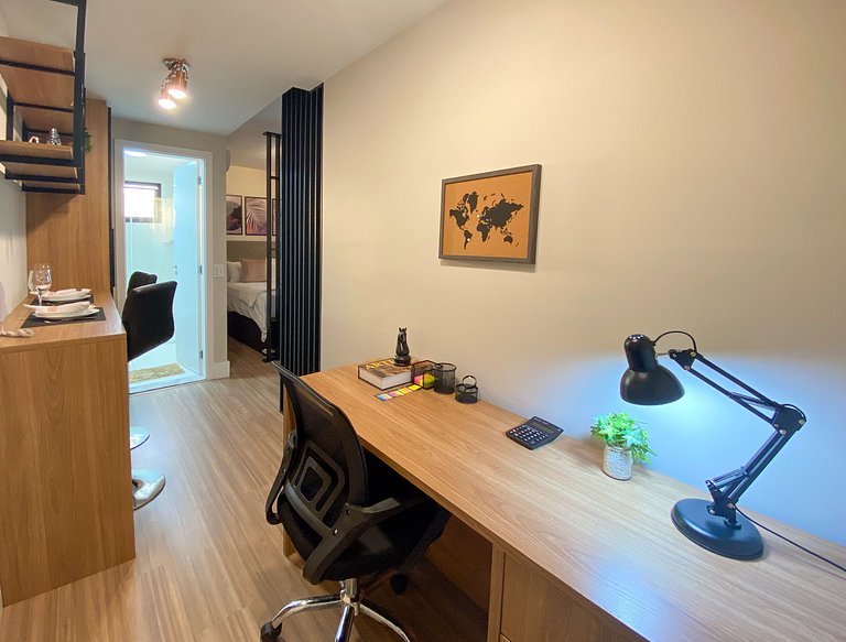 VIP Studio Moderno em Moema | Próximo ao Metrô e Shopping Ib