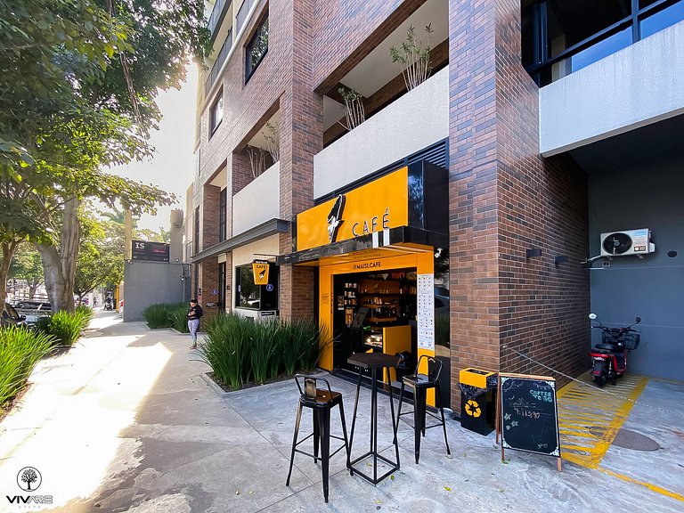 VIP Studio Moderno em Moema | Próximo ao Metrô e Shopping Ib