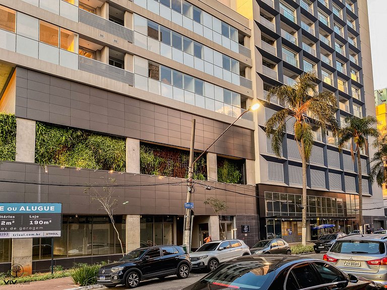 Palazzo Ibirapuera 21 º Andar Wi-Fi, Ar e Metrô a 5 Minutos