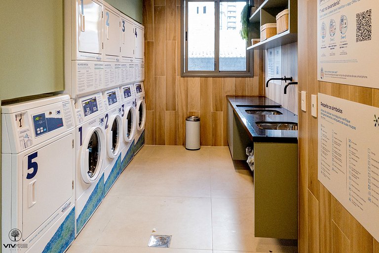 Palazzo - 5min AACD e Hosp. São Paulo | Ar e Wi-Fi