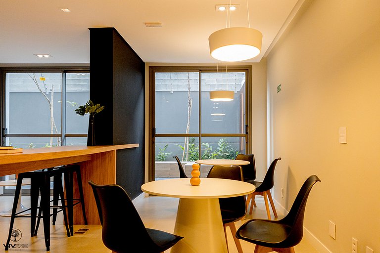 Palazzo Ibirapuera 21 º Andar Wi-Fi, Ar e Metrô a 5 Minutos