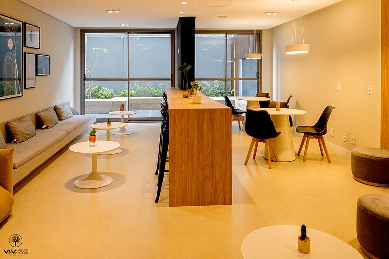 Palazzo - 5min AACD e Hosp. São Paulo | Ar e Wi-Fi