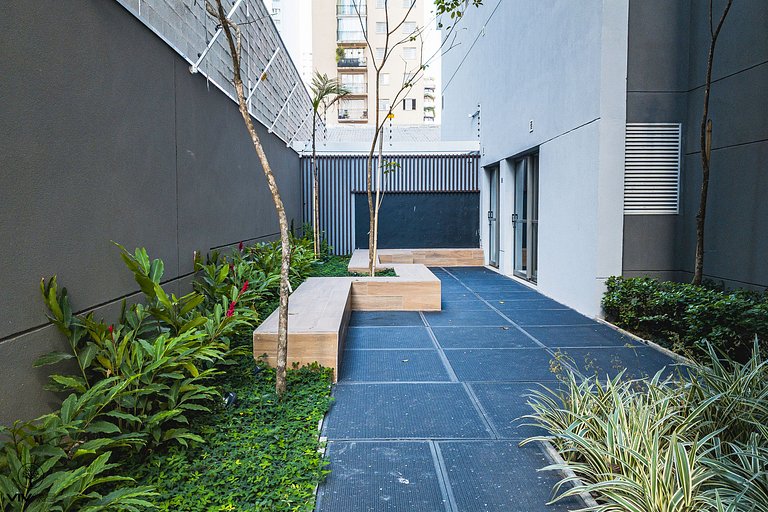 Palazzo Ibirapuera 21 º Andar Wi-Fi, Ar e Metrô a 5 Minutos
