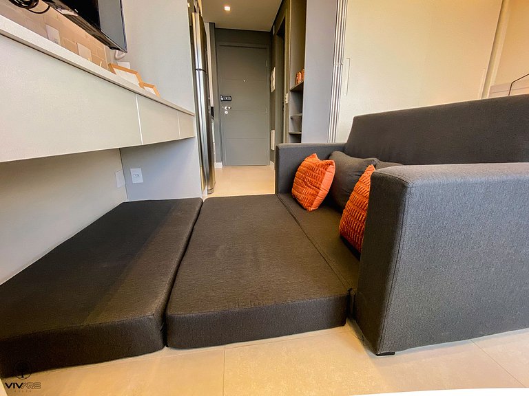 Palazzo Ibirapuera 21 º Andar Wi-Fi, Ar e Metrô a 5 Minutos