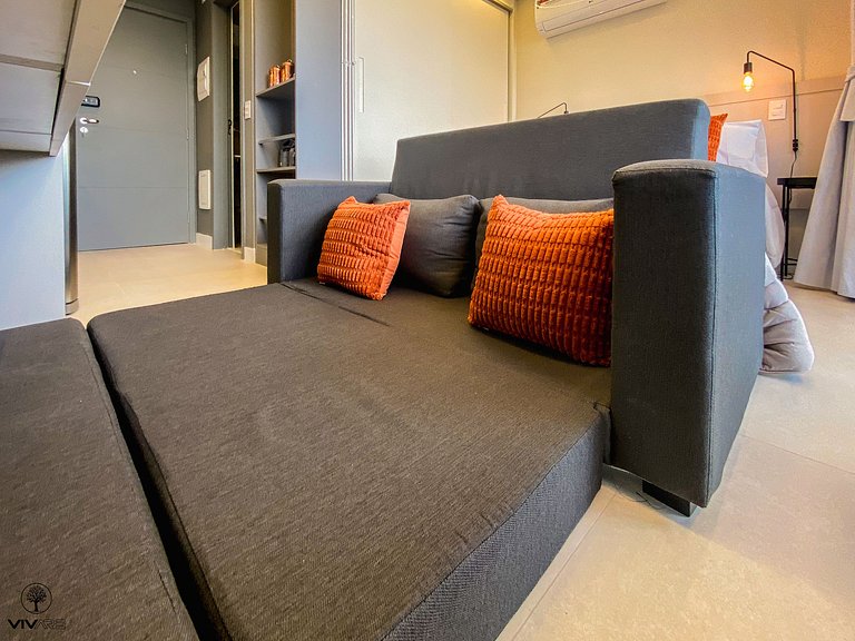 Palazzo Ibirapuera 21st Floor – Wi-Fi, AC, and Metro 5 Minut