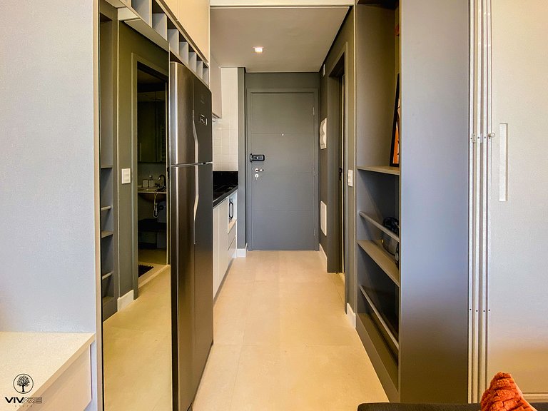 Palazzo Ibirapuera 21st Floor – Wi-Fi, AC, and Metro 5 Minut