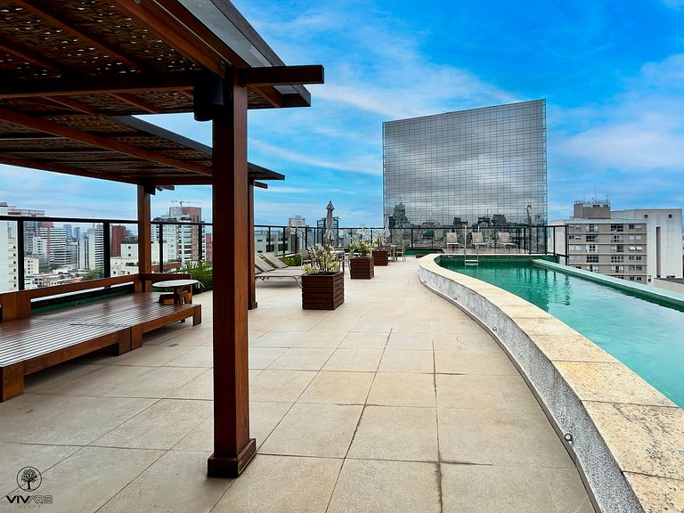 Bela Cintra Blue: Apto C/Vaga | Px Paulis. Wifi/Ac