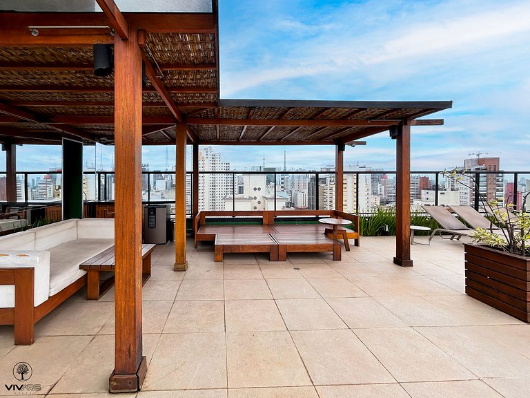 Bela Cintra Blue: Apto C/Vaga | Px Paulis. Wifi/Ac