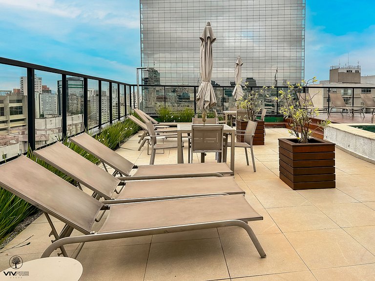 Bela Cintra Blue: Apto C/Vaga | Px Paulis. Wifi/Ac