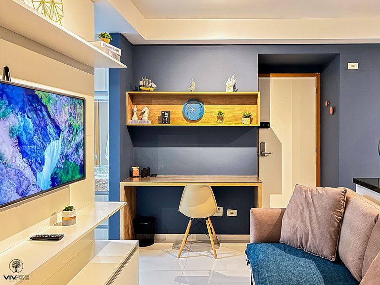 Bela Cintra Blue: Apto C/Vaga | Px Paulis. Wifi/Ac