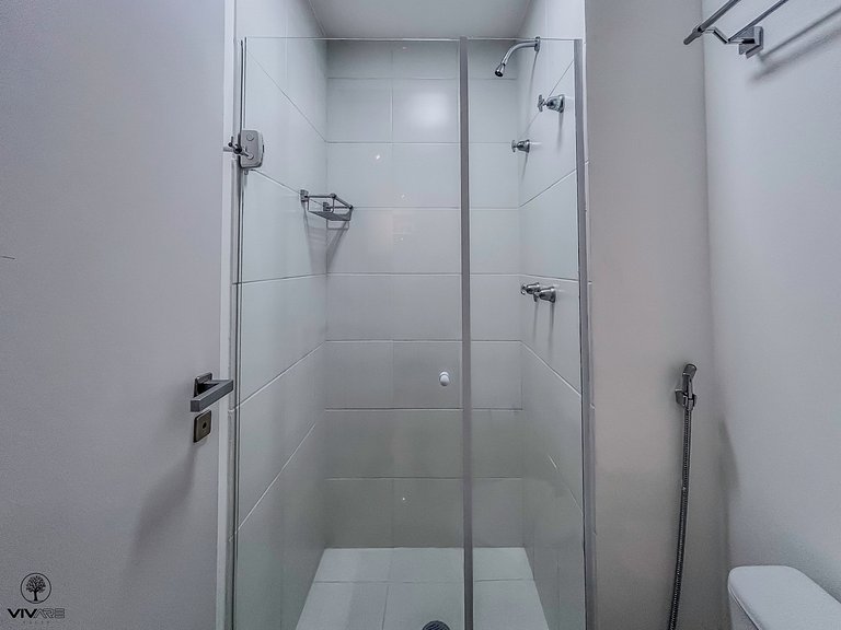 Bela Blue 1-bedroom steps from Paulista with parking and wif