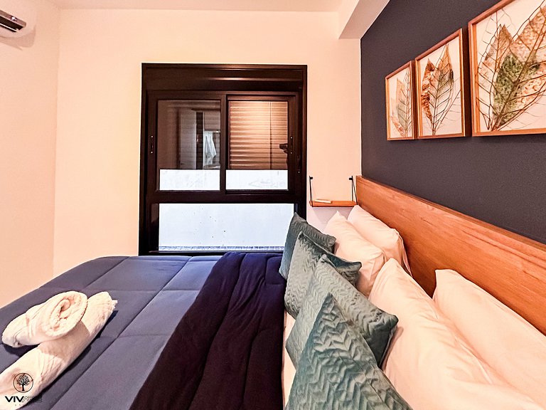 Bela Cintra Blue - Quarto separado Vaga e Metrô