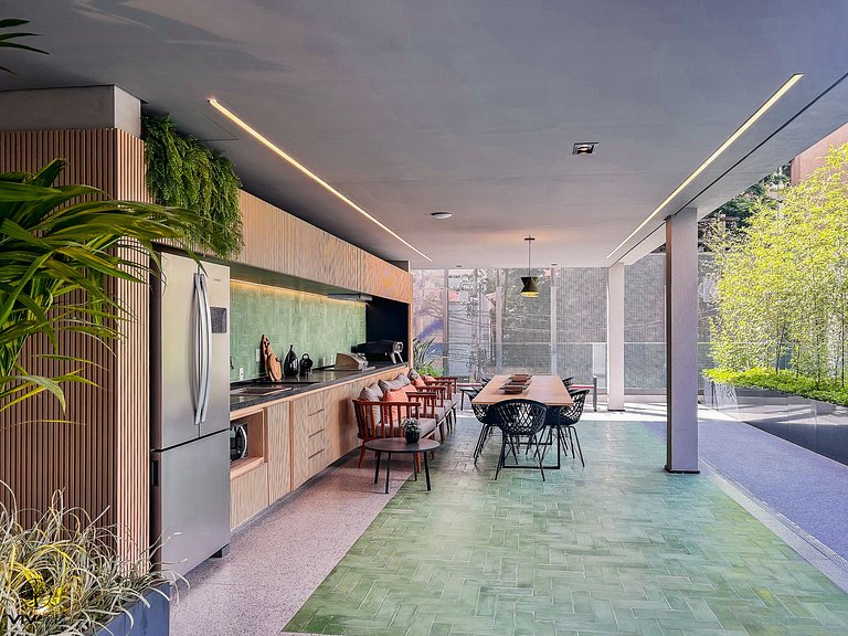 Studio Moema c/ Piscina Rooftop Metrô e Ibirapuera