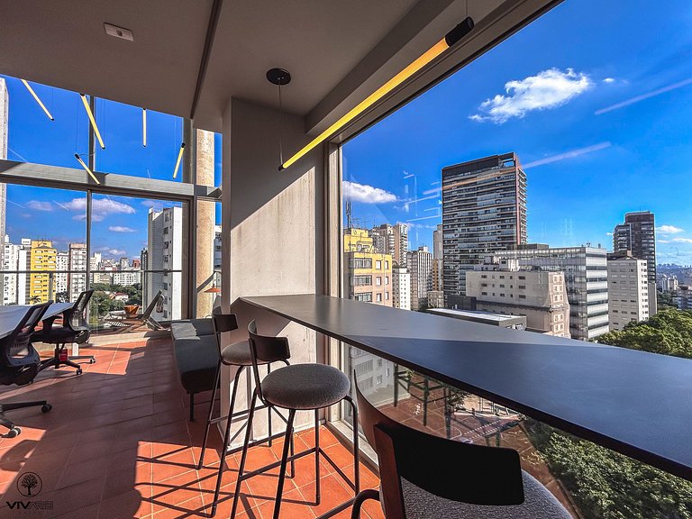 Seasons Pinheiros | 2Qts | Ar Metrô e Oscar Freire