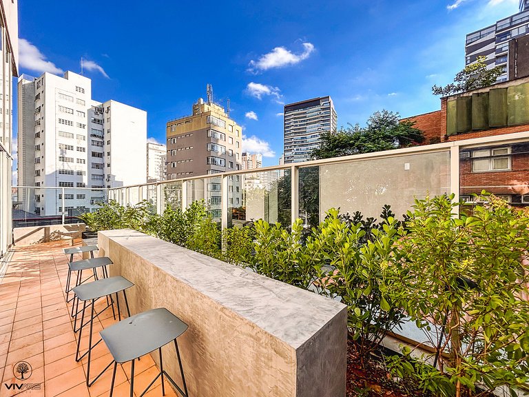 Seasons Pinheiros | 2Qts | Ar Metrô e Oscar Freire