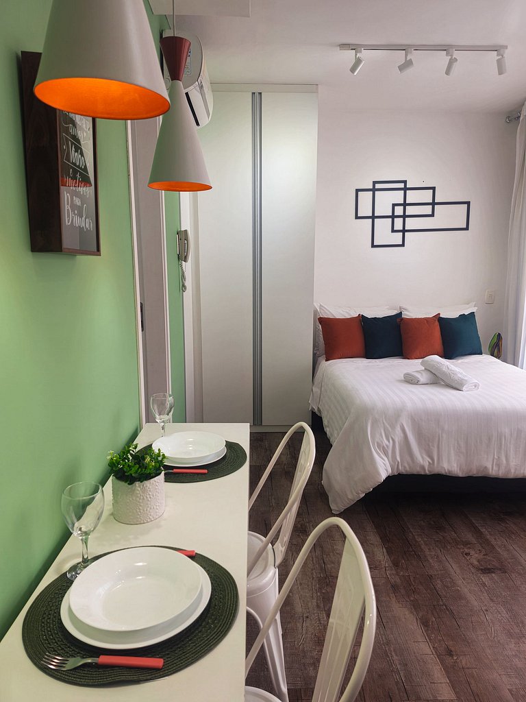 Vitta 3min A PÉ do Alianz | Com Vaga e Ar