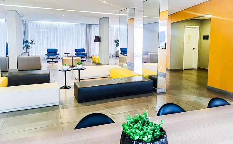 Vitta 3min A PÉ do Alianz | Com Vaga e Ar