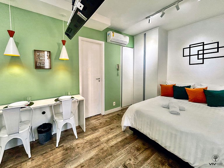 Vitta 3min A PÉ do Alianz | Com Vaga e Ar