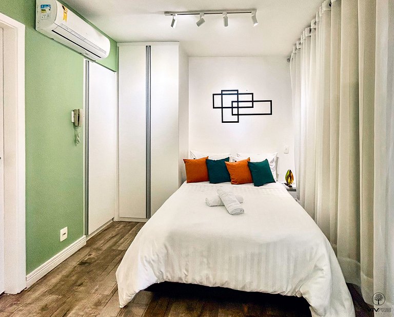 Vitta Apto 3 min do Allianz, Piscina, Vaga e Wifi