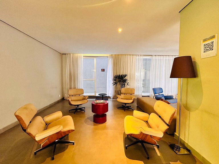 Vitta 3min A PÉ do Alianz | Com Vaga e Ar