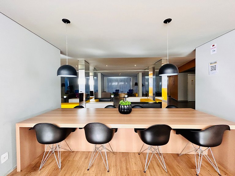 Vitta 3min A PÉ do Alianz | Com Vaga e Ar