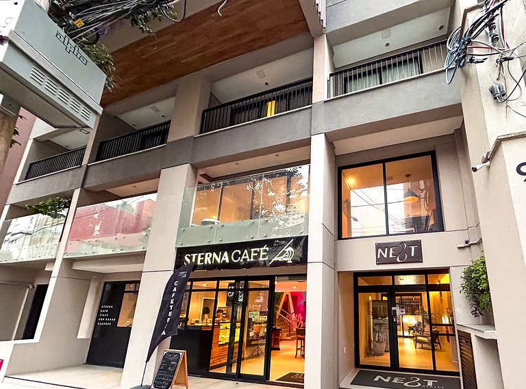 Brise studio in Jardins with ac, wifi, 300m from Paulista