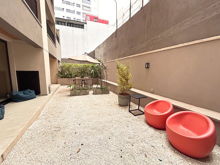 Brise studio in Jardins with ac, wifi, 300m from Paulista