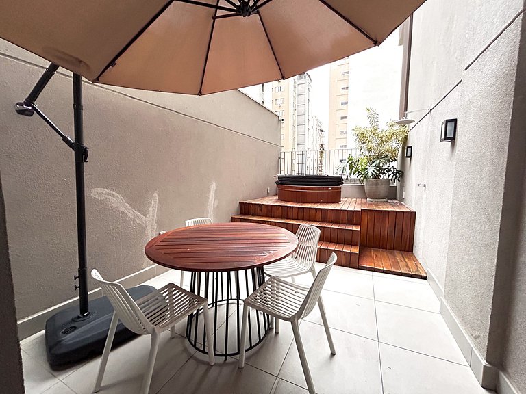 Brise studio in Jardins with ac, wifi, 300m from Paulista