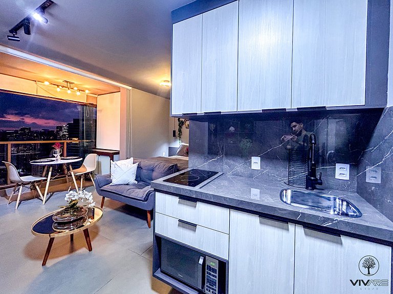 Elysium Vila Nova Conceição | Studio with Wi-Fi + Kitchen