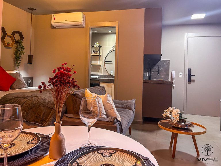 Elysium Vila Nova Conceição | Studio with Wi-Fi + Kitchen