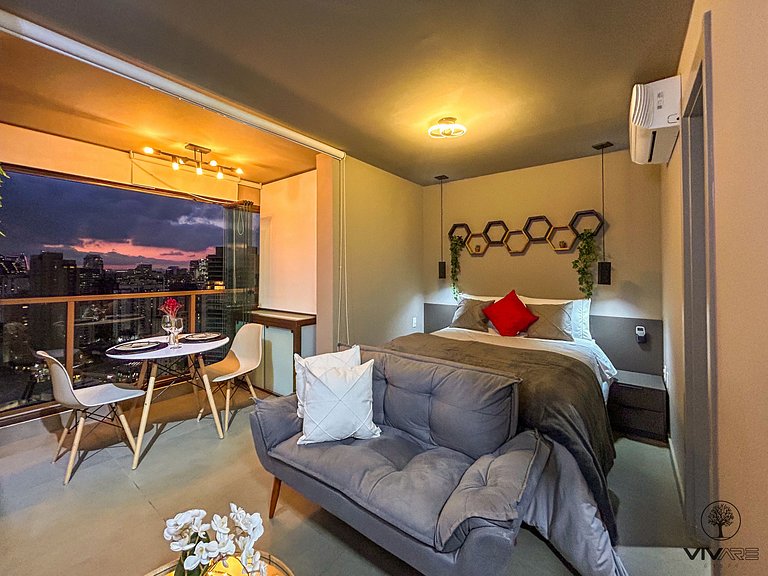 Elysium Vila Nova Conceição | Studio with Wi-Fi + Kitchen
