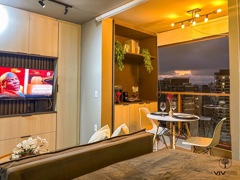 Elysium Vila Nova Conceição Studio Wi-Fi + Cozinha