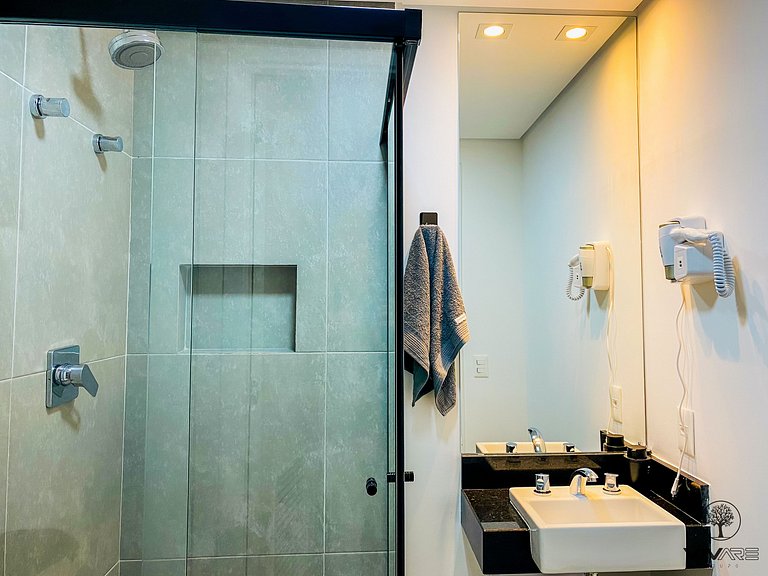 Brise studio in Jardins with ac, wifi, 300m from Paulista