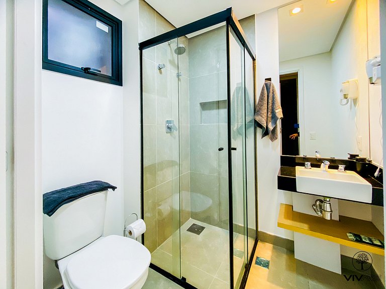 Brise studio in Jardins with ac, wifi, 300m from Paulista