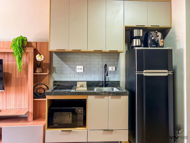 Horizons Apt with Balcony in Moema | Near Metro & Mall