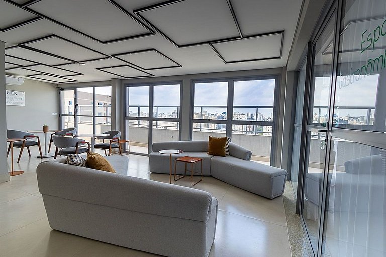 Horizons Apt with Balcony in Moema | Near Metro & Mall